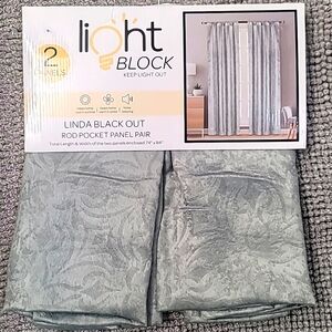 Light Blocking curtains-sage green